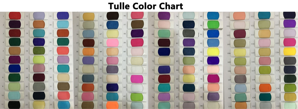 Tulle Fabric Swatch,FS004