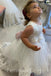 Cute Lace Appliques Flower Girl Long Dress,  FGD07