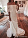 Elegant Off-Shoulder Strapless Mermaid Long Wedding Dress, WD227