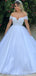 Gorgeous Sweetheart Off-Shoulder A-line Long Wedding Dress, WD235