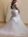 Sexy V-neck Off-Shoulder Strapless Mermaid Long Wedding Dress, WD242