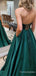 Simple Strapless A-line Long Prom Dress,Evening Dress,PD205