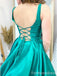 Elegant Square A-line Long Prom Dress,Evening Dress,PD207
