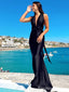 Elegant Deep V-neck Mermaid Long Prom Dress,Evening Dress,PD209