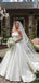 Elegant Strapless Appliques A-line Long Wedding Dress,  WD63