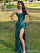 Elegant Sweetheart Spaghetti Strap Mermaid Long Prom Dress,PD243
