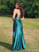 Elegant Sweetheart Spaghetti Strap Mermaid Long Prom Dress,PD243