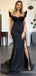 Gorgeous Sweetheart Black Mermaid Long Prom Dress,PD247