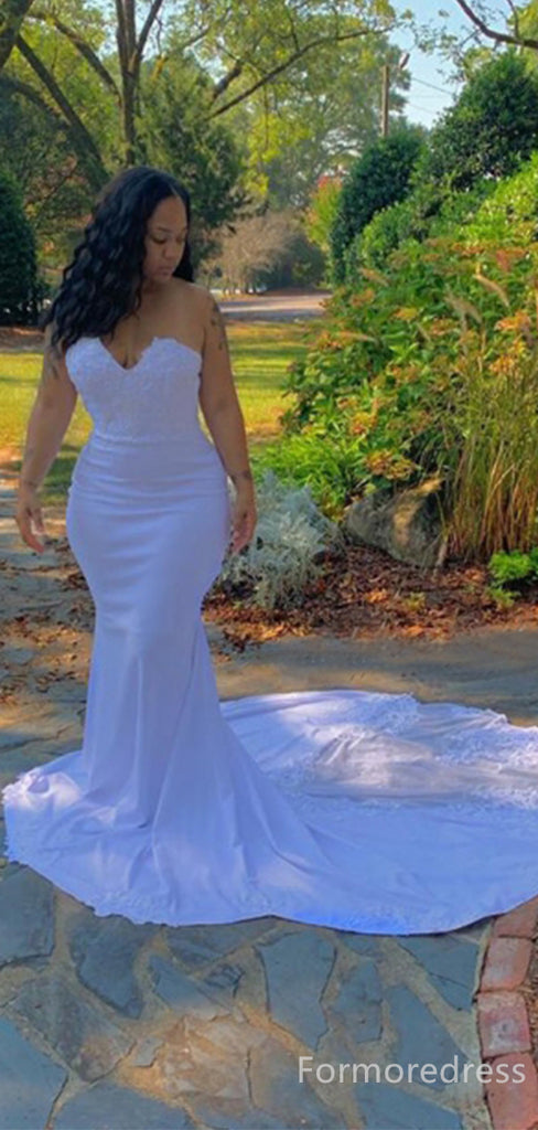 Gorgeous Sweetheart Strapless Mermaid Long Prom Dress,PD248