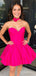 Gorgeous Sweetheart Strapless A-line Short Mini Homecoming Dress,  HD285