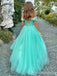 Gorgeous Off-Shoulder Strapless A-line Long Prom Dress,PD255