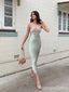 Sexy Spaghetti Strap Mermaid Prom Dress,  PD50