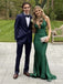 Elegant V-neck Mermaid Long Prom Dress,PD261