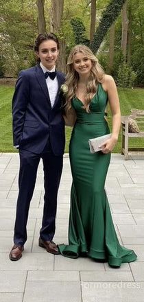 Elegant V-neck Mermaid Long Prom Dress,PD261