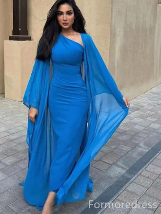 Gorgeous One Shhoulder Mermaid Long Prom Dress,PD262