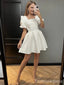 Elegant Square A-line Short Mini Homecoming Dress,  HD290