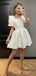 Elegant Square A-line Short Mini Homecoming Dress,  HD290