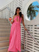 Elegant Halter Sleeveless A-line Long Prom Dress,  PD51