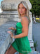 Unique Spaghetti Strap A-line Short Mini Homecoming Dress,  HD292