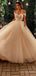 Elegant Strapless Off-Shoulder A-line Long Wedding Dress,  WD72