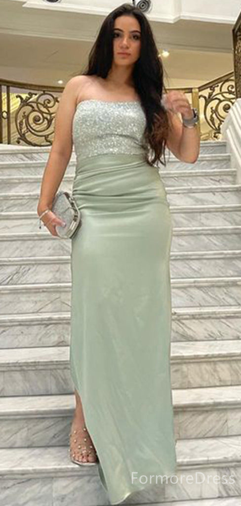 Gorgeous Sparkly Strapless Mermaid Long Prom Dress,PD277