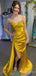Elegant Sweetheart Spaghetti Strap Split Side Mermaid Long Prom Dress,PD281