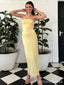 Elegant Strapless Mermaid Long Prom Dress,PD284