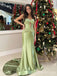 Elegant Sweetheart Strapless Mermaid Long Prom Dress,PD280