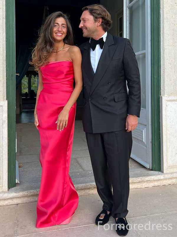 Elegant Strapless Mermaid Long Prom Dress,PD272