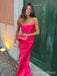 Elegant Strapless Mermaid Long Prom Dress,PD272