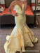 Elegant Sweetheart Strapless Mermaid Long Prom Dress,PD298