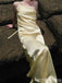 Elegant One Shoulder Spaghetti Strap Mermaid Long Prom Dress,PD318