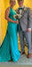 Sexy V-neck Halter Mermaid Long Prom Dress,PD319