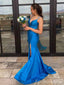 Sexy V-neck Spaghetti Strap Mermaid Long Prom Dress,PD320