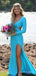Elegant V-neck Long Sleeves Mermaid Long Prom Dress,PD322