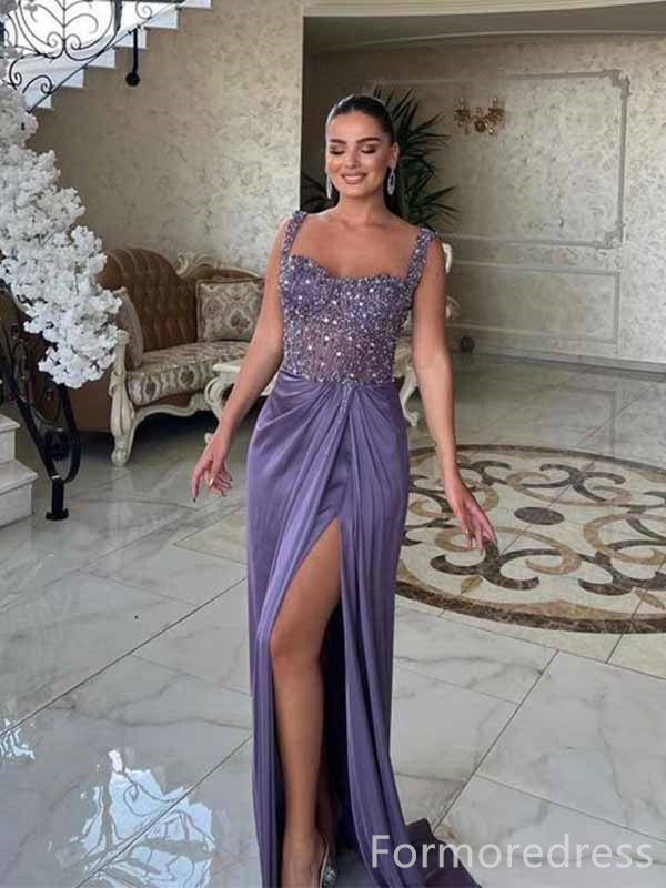 Gorgeous Split Side Mermaid Long Prom Dress,PD327