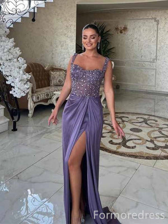 Gorgeous Split Side Mermaid Long Prom Dress,PD327