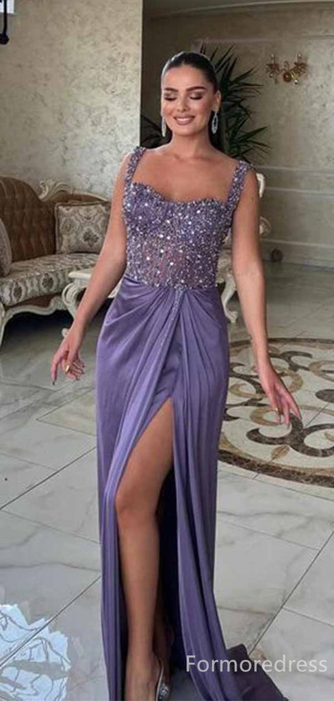 Gorgeous Split Side Mermaid Long Prom Dress,PD327