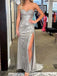 Gorgeous Sweetheart Strapless Split Side Mermaid Long Prom Dress,PD328
