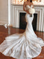 Sparkly Sweatheart Strapless Mermaid Long Wedding Dress,  WD88