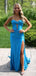 Elegant Sweetheart Strapless Mermaid Long Prom Dress,PD335