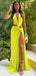 Sexy V-neckSplit Side Mermaid Long Prom Dress,PD346