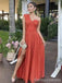 Elegant Sweetheart One Shoulder Split Side A-line Long Prom Dress,PD360