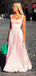 Elegant Pink Sweetheart A-line Long Prom Dress,PD362