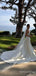 Simple Sweatheart Strapless A-line Long Wedding Dress,  WD91