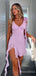 Popular V-neck Sleeveless A-line Short Mini Homecoming Dress,  HD64