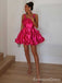 Popular Sleeveless A-line Short Mini Homecoming Dress,  HD67