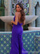 Gorgeous V-neck Spaghetti Strap Split Side Mermaid Long Prom Dress,PD391