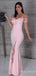Gorgeous Sweetheart Off-Shoulder Spaghetti Strap Mermaid Long Prom Dress,PD392
