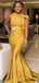 Elegant One Shoulder Split Side Mermaid Long Prom Dress,PD382